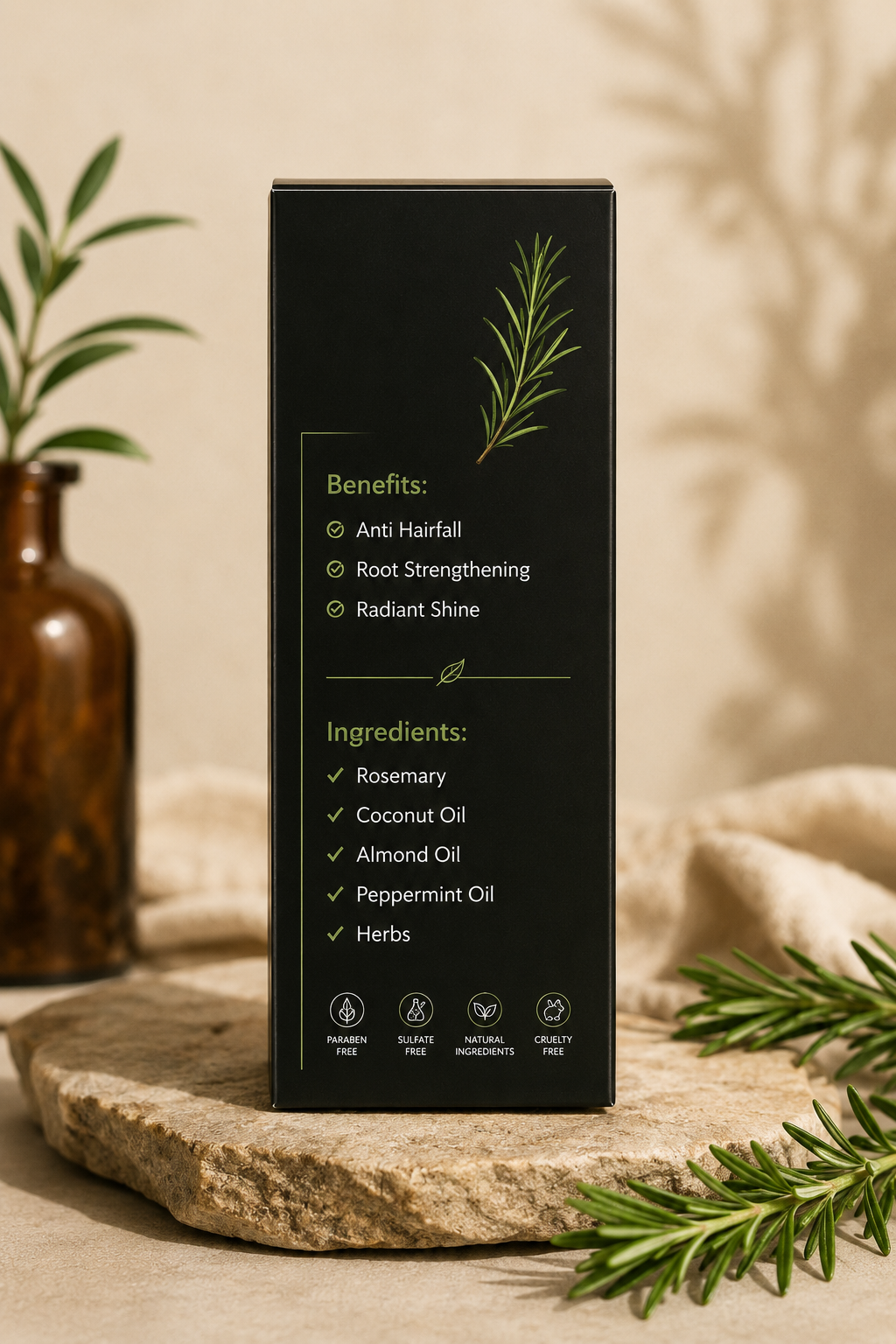 Rosemary Hair Oil – Mazboot Jarron aur Healthy, Khubsurat Baalon ke Liye