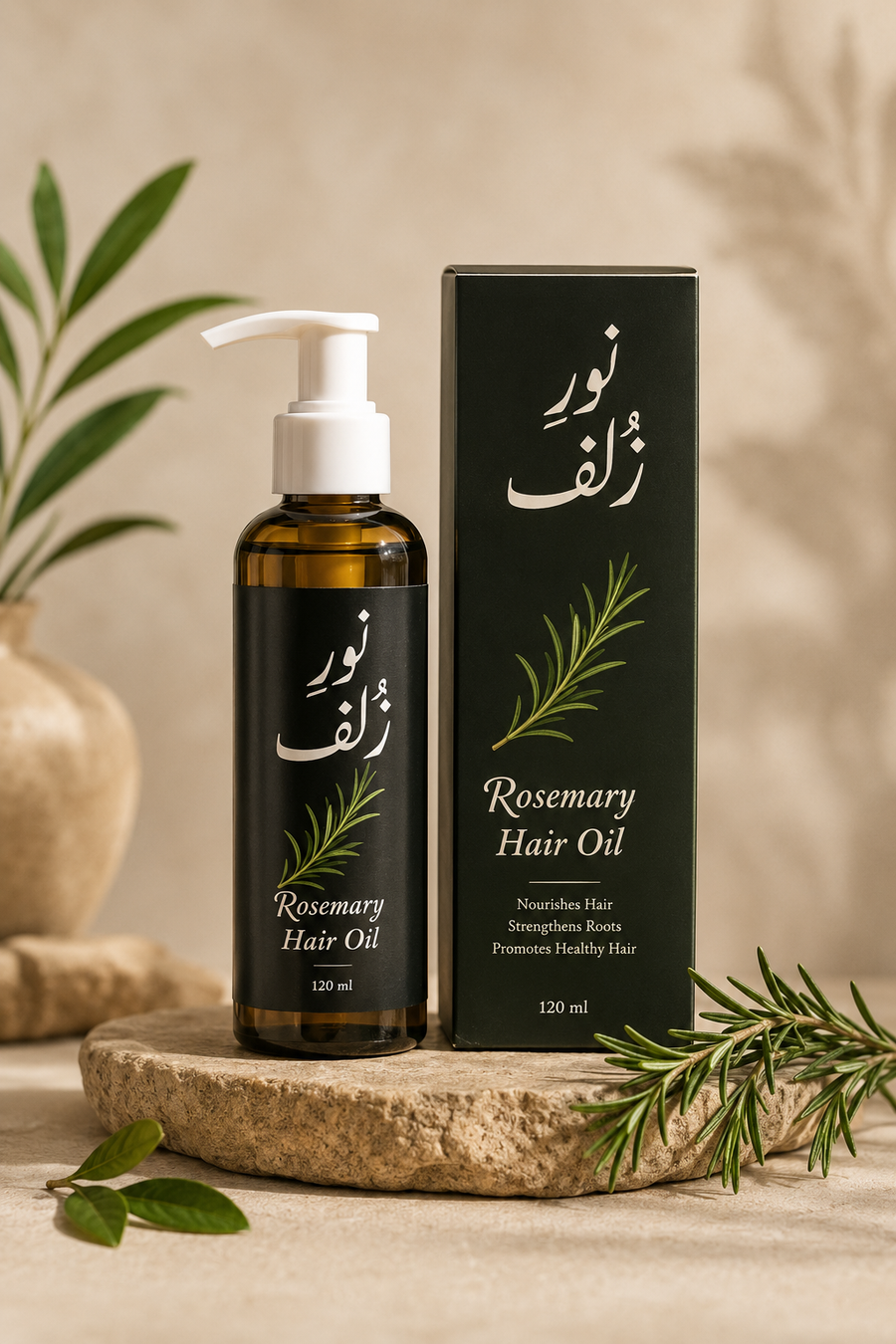 Rosemary Hair Oil – Mazboot Jarron aur Healthy, Khubsurat Baalon ke Liye